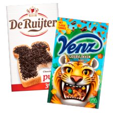 De Ruijter of Venz hagelslag of vlokken